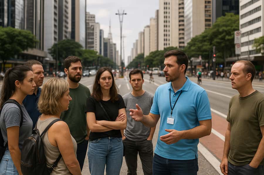São Paulo: Paulista Avenue Walking Tour - Santa Catarina Hospital, Casa das Rosas, and early Paulista landmarks