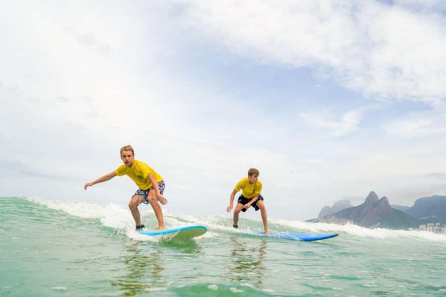 Surf lessons: in Arpoador in Ipanema. - Who should book this Arpoador surf lesson?
